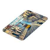 リスボンポルトガルトラベルビカフンチリー マグネット (左側)