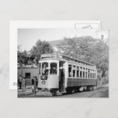 リスボンポルトガルトラム1950年はがき ポストカード (正面/裏面)