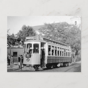 リスボンポルトガルトラム1950年はがき ポストカード