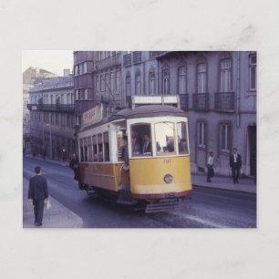 リスボンポルトガルトラム1965はがき ポストカード