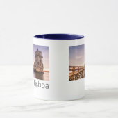 リスボンポルトガルトーレデベレムサンセットホリデー マグカップ (中央)