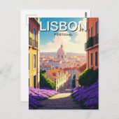 リスボンポルトガルパンテオンアルファマアニメ ポストカード (正面/裏面)