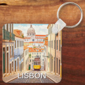 リスボンポルトガルパンテオンアルファマウォーターカラー キーホルダー (裏面)