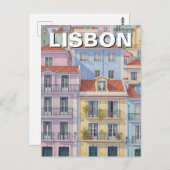 リスボンポルトガルパンテオンアルファマパステル ポストカード (正面/裏面)