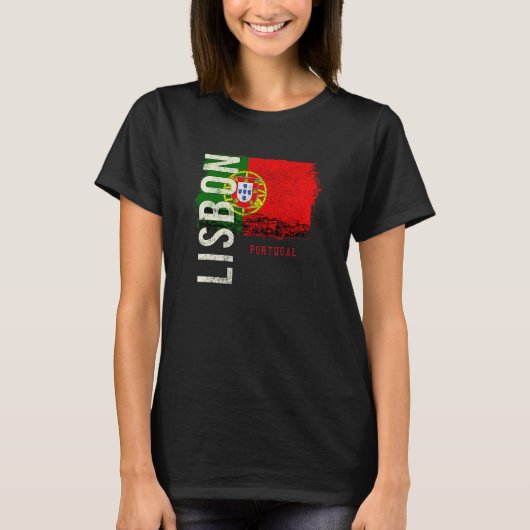 リスボンポルトガルヨーロッパ Tシャツ (正面)