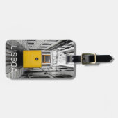 リスボンポルトガルレトロトラムヴィンテージ土産 ラゲッジタグ (正面横)