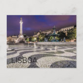 リスボンポルトガルロシオスクエアホリデースーベリーホテル シーズンポストカード (正面)