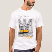 リスボンポルトガルヴィンテージホリデートラムスベニュー Tシャツ (正面)