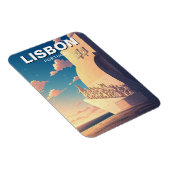 リスボンポルトガル旅行記念碑の発見 マグネット (右側)