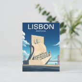 リスボンポルトガル発見の記念碑 ポストカード (スタンド正面)