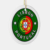 リスボンポルトガル セラミックオーナメント (右)