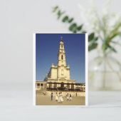 リスボンポルトガル、ファティマの女神 ポストカード (スタンド正面)