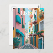 リスボンポルトガル ポストカード (正面/裏面)