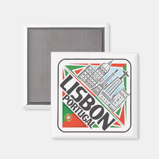 リスボンポルトガル マグネット (正面/裏面)
