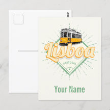 リスボンポルトガルwithレトロトラムヴィンテージホリデイ