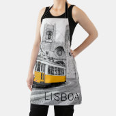 リスボンレトロトラムポルトガルヴィンテージ路面電車 エプロン (インサイチュ)