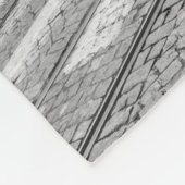 リスボンレトロトラムポルトガルヴィンテージ路面電車 フリースブランケット (角)