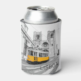 リスボンレトロトラムポルトガルヴィンテージ路面電車 缶クーラー