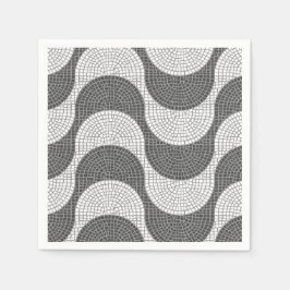 リスボンロッシオポルトガルの石畳カルサダ スタンダードカクテルナプキン