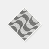 リスボンロッシオポルトガルの石畳カルサダ スタンダードカクテルナプキン (角)