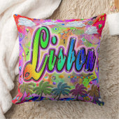 リスボンヴィスタ表現ピロー クッション (ブランケット)