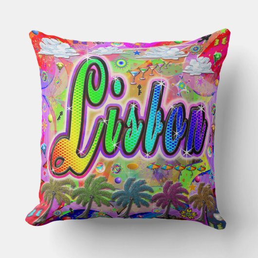 リスボンヴィスタ表現ピロー クッション (正面)