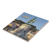 リスボン国王ホセ1世の騎馬像 タイル (側面)