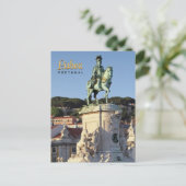 リスボン国王ホセ1世の騎馬像 ポストカード (スタンド正面)