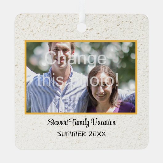 リスボン国王ホセ1世の騎馬像 メタルオーナメント (裏面)