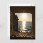 リスボン塔の夕日 ポストカード (正面/裏面)