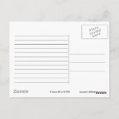 リスボン塔の夕日 ポストカード (裏面)