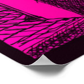 リスボン屋根 ポスター (角)