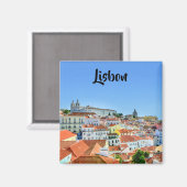 リスボン建物磁石 マグネット (正面/裏面)