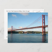 リスボン懸索橋 ポストカード (正面/裏面)
