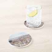 リスボン旧市街と4月25日の橋の景色 コースター (側面)