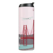 リスボン橋タガス川にヴィンテージスタイル タンブラー (回転左)