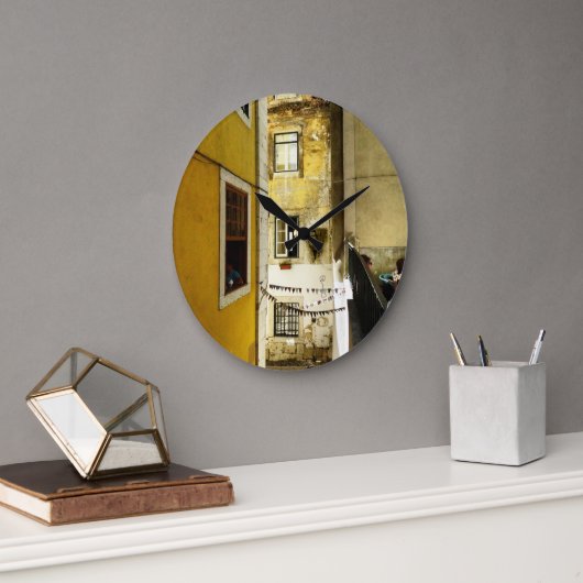 リスボン気分 ラージ壁時計 (オフィス)