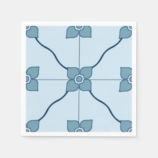 リスボン紙プレート スタンダードカクテルナプキン (正面)