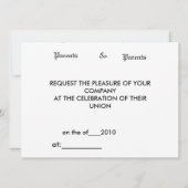 リスボン結婚式招待状 招待状 (裏面)