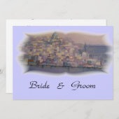 リスボン結婚式招待状 招待状 (正面/裏面)