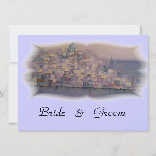 リスボン結婚式招待状 招待状 (正面)