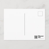 リスボン葉書、おもしろい葉書カラフル、落書きP ポストカード (裏面)