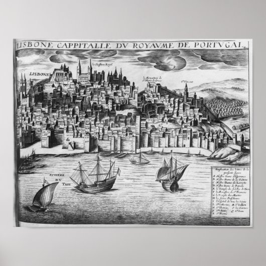 リスボン表示 ポスター (正面)