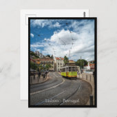 リスボン通りポルトガルハガキ ポストカード (正面/裏面)