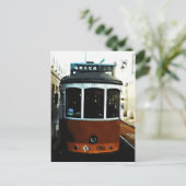 リスボン電車クローズアップ ポストカード (スタンド正面)