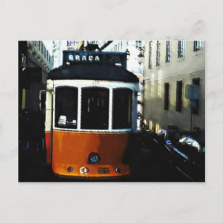 リスボン電車 ポストカード