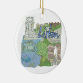 リスボン セラミックオーナメント (右)