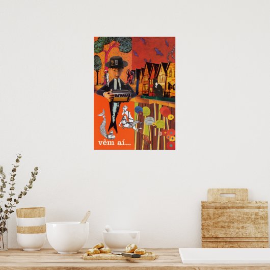 リスボン ポスター (キッチン)