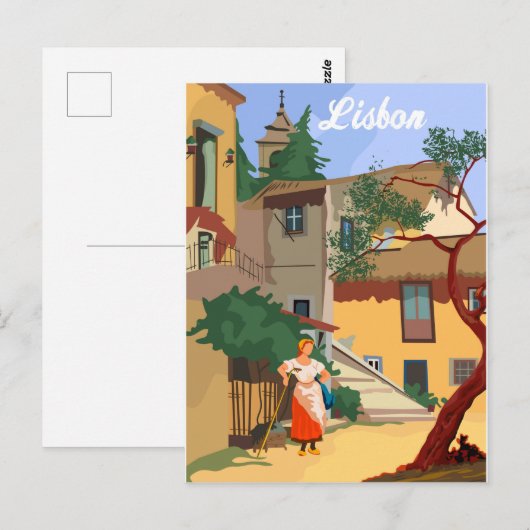 リスボン ポストカード (正面/裏面)