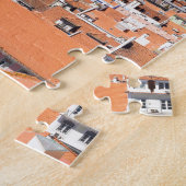 リスボン、ポルトガルの空中写真 ジグソーパズル (側面)